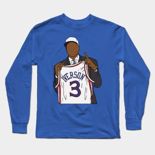 Allen Iverson Draft Night Long Sleeve T-Shirt